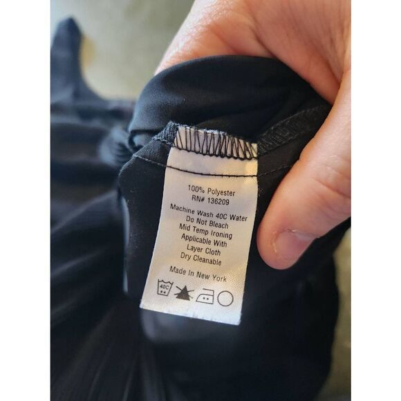 Hatch Collection Maternity Annalise Black Tank Pleated Dress sz 1 (Small) - Picture 3 of 3